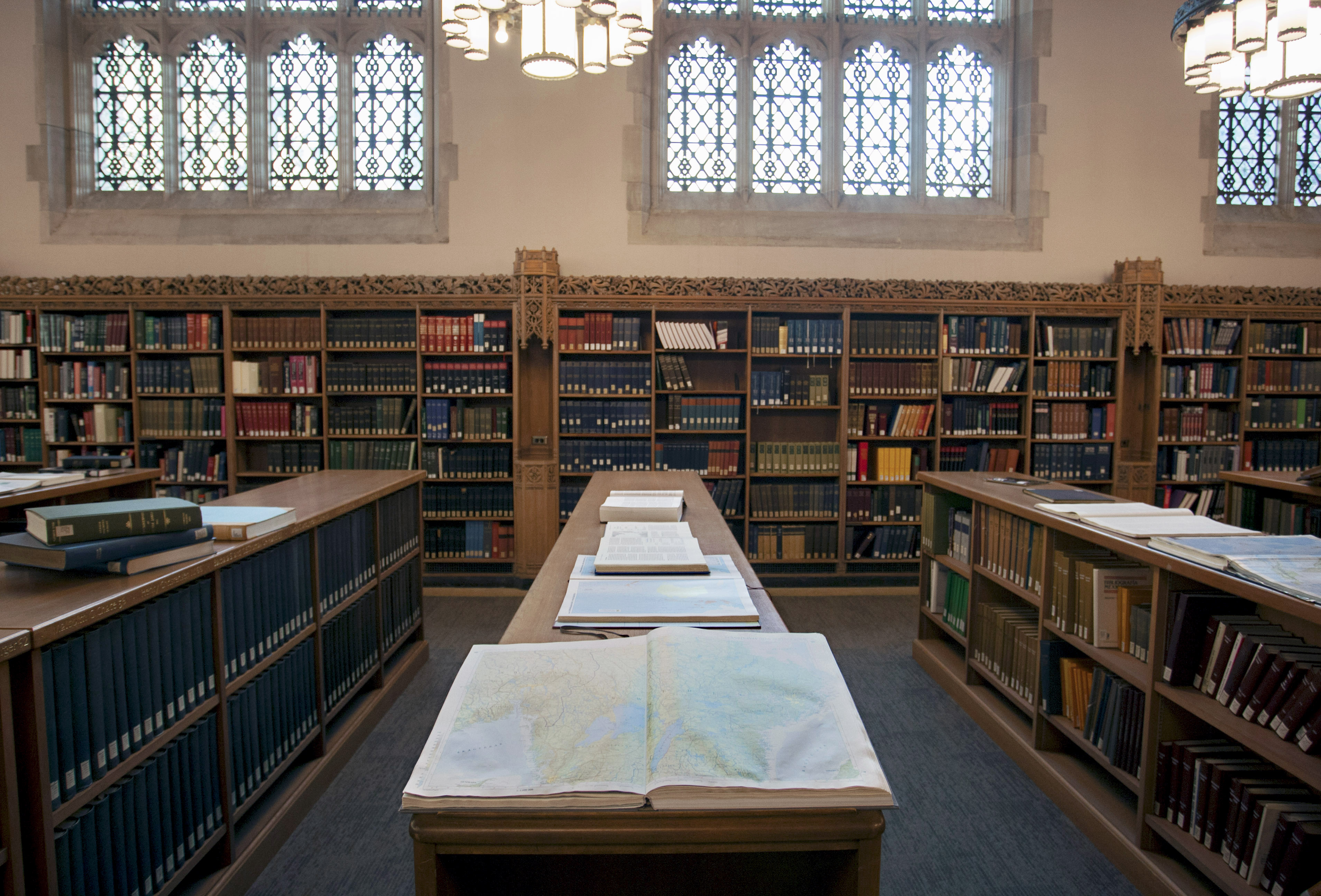 Reading Room, Sterling Memorial Library